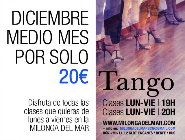 clases de tango diciembre