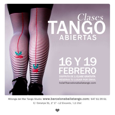clases tango gratis barceloma